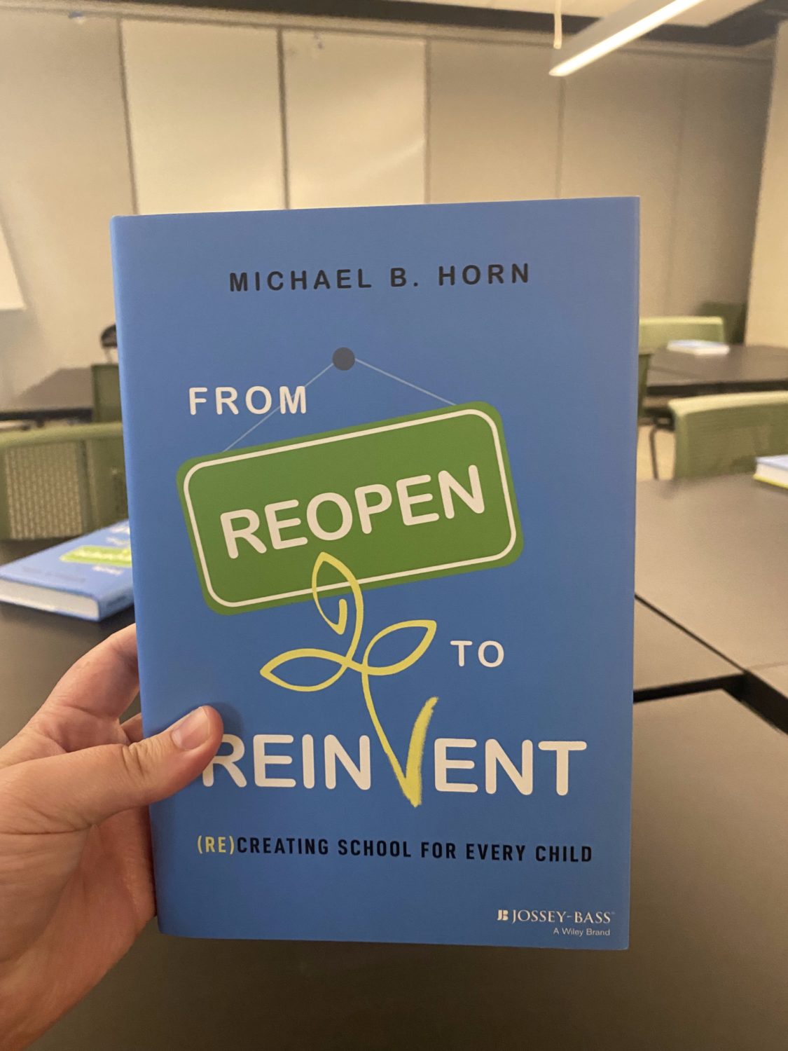 cover of Michael Horn's book: From ReOpen to ReInvent