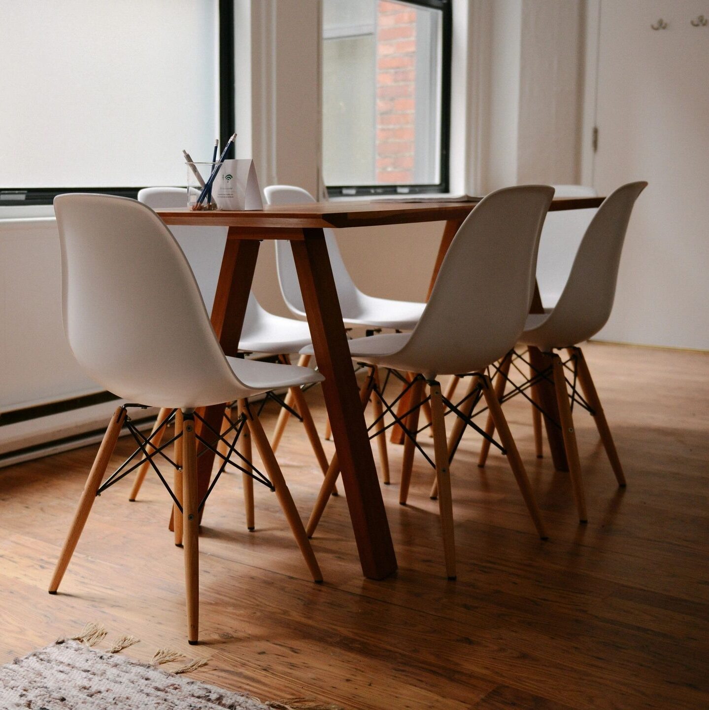 empty meeting table